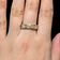 14K Yellow Gold Channel Set Diamond Ring Size 6.5