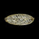 Sterling Silver Vermeil Filigree Gold-Tone Leaf Work Brooch