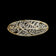 Sterling Silver Vermeil Filigree Gold-Tone Leaf Work Brooch