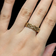 9K Yellow Gold Open Work Braided Celtic Knot Band Ring Size 8.5