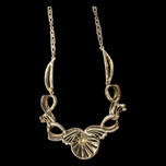 Sterling Silver Art Deco Marcasite Festoon Necklace