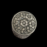 Decorative Sterling Silver Thimble & Thimble Case