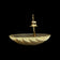 14K Yellow Gold Hollow Shell / Ribbed Stud Earrings
