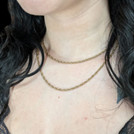 9CT Yellow Gold Prince of Wales Style Link Chain 35" Necklace Vintage