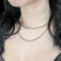 9CT Yellow Gold Prince of Wales Style Link Chain 35" Necklace Vintage