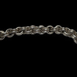 Mexican Sterling Silver Double Link Chain Bracelet