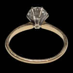 14K Yellow Gold 1.15 CT Brilliant Cut Natural Solitaire Diamond Engagement Ring Size 7