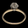 14K Yellow Gold 1.15 CT Brilliant Cut Natural Solitaire Diamond Engagement Ring Size 7
