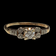 Antique 14K Art Deco Style High Setting Diamond Ring 6 1/2