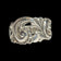 Norwegian .830 Silver Spoon Ring Size 8 Adjustable