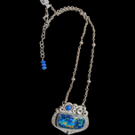 Sterling Silver & Azurite Malachite & Lapis By Julie McComsey