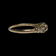 Vintage Birks 14K Yellow Gold & White Gold Diamond Ring Size 5 3/4