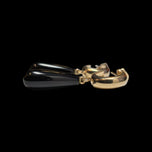14K Yellow Gold Onyx Drop Stud Earrings