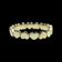 10K Yellow Gold Stackable Heart Eternity Band Size 6