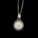 Sterling Silver & Moonstone Art Nouveau Necklace