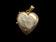 18K Yellow Gold Heart Locket Pendant Vintage Italy Venice