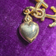 10K Yellow Gold Faith, Hope & Charity Charm Puffy