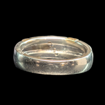 Men's 10K White & Yellow Gold & Diamond Band