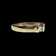 10K Yellow Gold Tension Set Diamond Solitaire Ring Size 4.5