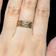 Antique 9K Gold Antique Seashell / Scalloped Motif Ring Size 6.25