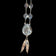 Sterling Silver Bear Paw & Feathers Turquoise Necklace