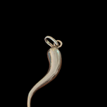 Large 14K Yellow Gold Cornicello Italian Gold Horn Charm / Pendant