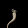 Large 14K Yellow Gold Cornicello Italian Gold Horn Charm / Pendant
