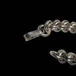 Mexican Sterling Silver Double Link Chain Bracelet