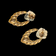 14K Gold Hinged Drop Earrings