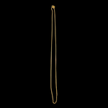 10K Yellow Gold Box Chain Necklace 18"