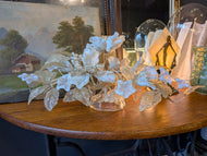 Large Glass Flower Centerpiece