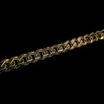 Solid 14K Italian Yellow Gold Cuban Link Bracelet 8.7mm