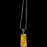 Sterling Silver & Butterscotch Baltic Amber Necklace