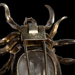 Vintage 1940's Trifari "Jelly Belly" ALFRED PHILIPPE Vermeil Sterling Silver Lucite Spider Clip / Pin / Brooch