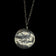 Silpada Triple Strand Hammered Disk Pendant Necklace Sterling