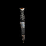 Sterling Silver 1951 Robert Allison Glasgow Traditional Scottish Sgian-Dubh Sock Knife