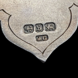 Sterling Silver Joseph Gloster Albert Pocket Watch Chain Fob / Medal