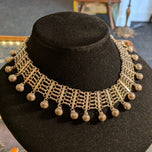 Sterling Silver Collar Necklace With Bolt Clasp