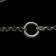 Vintage .800 Silver Rolo Link Watch Fob Chain or Muff Chain Necklace 50" Bolt Clasp