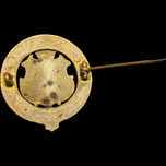 Vintage Canadian Coat of Arms Enamel & Brass Brooch