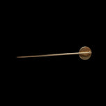 14K Yellow Gold Amethyst Cabochon Stick Pin