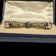 Edwardian / Deco Sterling Silver Filigree Bar Brooch with Marcasite & Amethyst