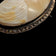 Antique Large Hand Carved Gold Filled Shell Cameo Brooch with Safety Chain
