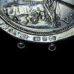 Victorian Era Double Florin Jubilee Silver Coin Brooch / Pendant 1887