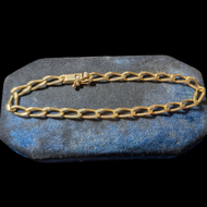 14K Yellow Gold Mariner Link Bracelet with Box Clasp 4.75mm