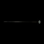 Charles Horner Sterling Silver & Enamel Art Nouveau Articulating Head Hat Pin 10"