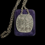 John Friese Denmark Pewter Mid-Century Modernist Necklace