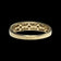10K Yellow Gold Double Row Diamond Band Size 7 1/4