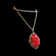 Sterling Silver Red Coral Necklace