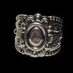 Vintage Sterling Large Silver Cuff Bracelet Mexico Signed